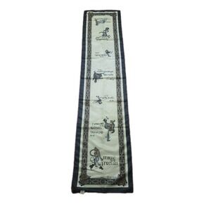 Irish Gaelic Inspired‎ By The Book Of Kells Celtic Style 52" x 12" Long Scarf